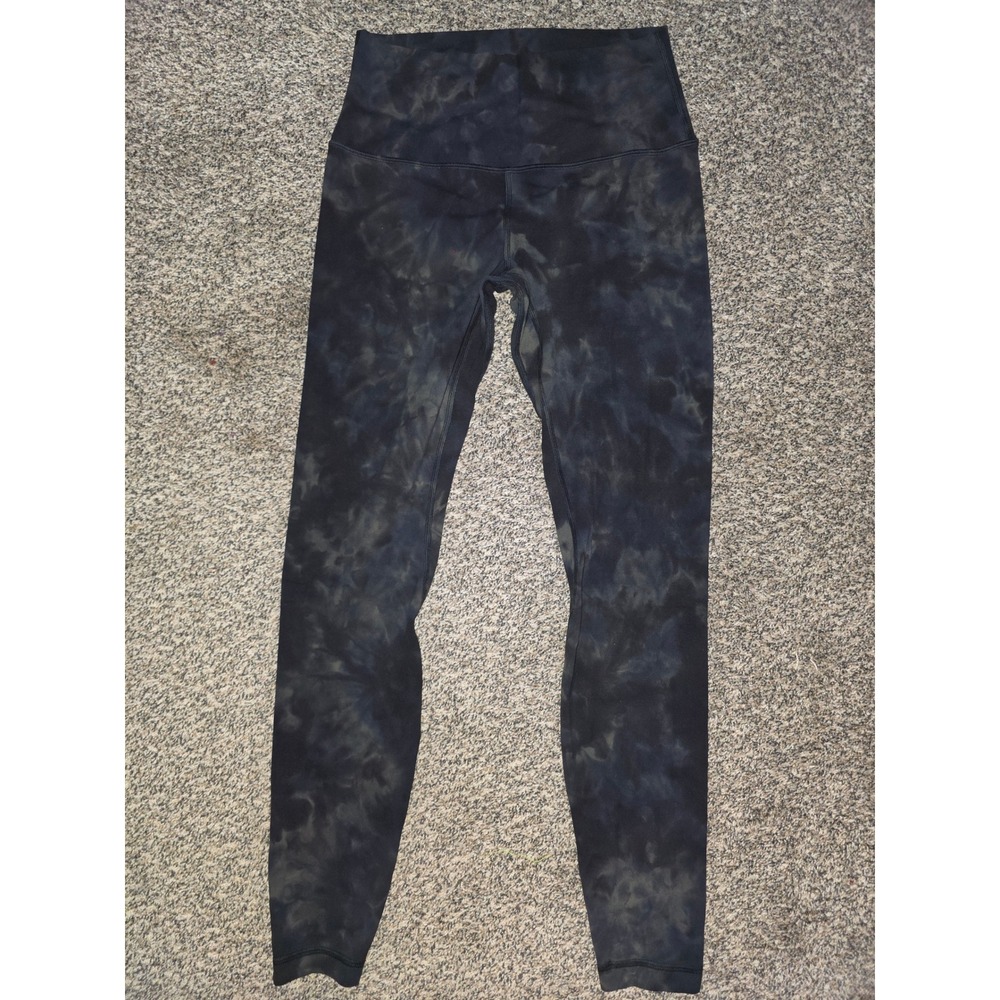 Lululemon Align High-Rise Pant 28 Diamond Dye Graphite Grey Bronze Green Size 8